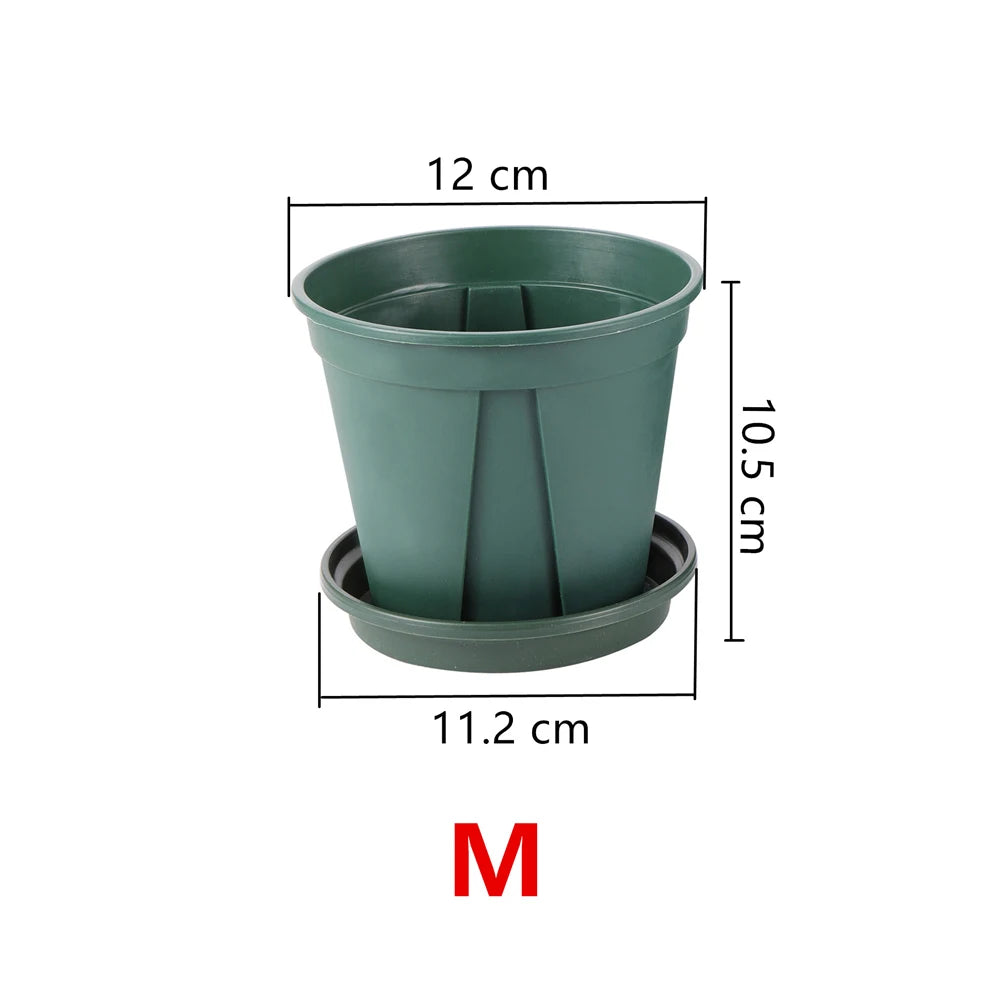 Root Control Planting Pots Home Garden Balcony Seedling Nursery Pot Office House Decoration Bonsai Container Transplant Pot 10Pc