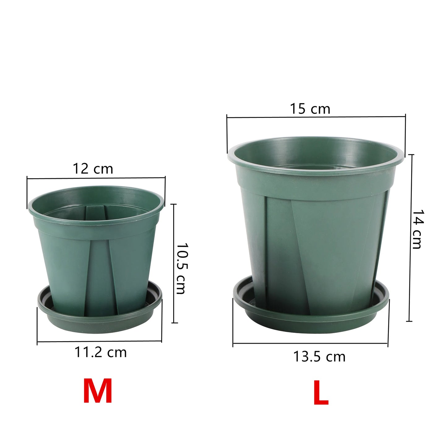 Root Control Planting Pots Home Garden Balcony Seedling Nursery Pot Office House Decoration Bonsai Container Transplant Pot 10Pc