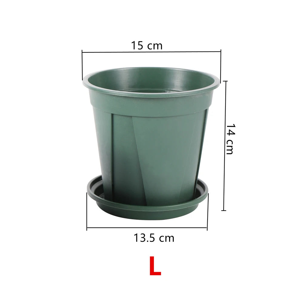 Root Control Planting Pots Home Garden Balcony Seedling Nursery Pot Office House Decoration Bonsai Container Transplant Pot 10Pc