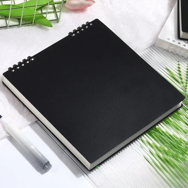 Grid Notepad B5 Sketch Book Notebooks Leaf Notebook Diary Flip Stationery Journal Writing Pads Office School Supplies