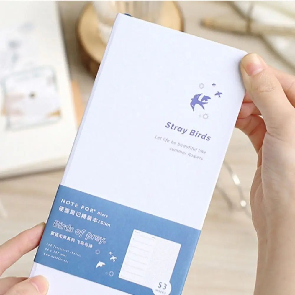 168 Pages Agenda Planner Notebook Multifunction Thick Paper Planner Daily Organizers Art Forest Series Creative
