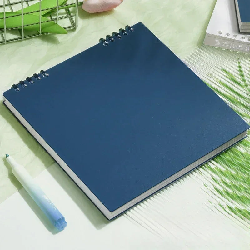 Grid Notepad B5 Sketch Book Notebooks Leaf Notebook Diary Flip Stationery Journal Writing Pads Office School Supplies