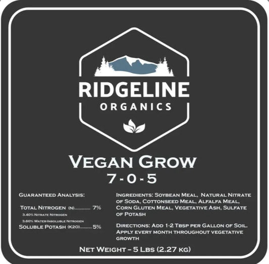 Ridgeline Vegan Grow Granular Fertilizer