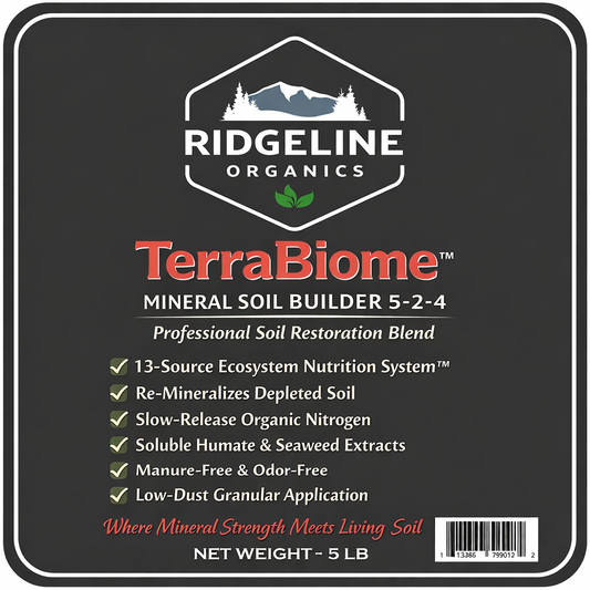 Ridgeline Organics Terra Biome™ Mineral Soil Builder 5-2-4 5lb bag